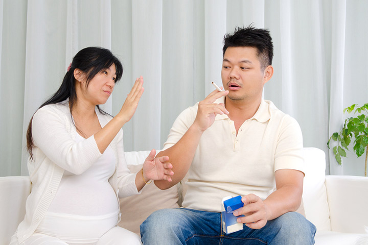 If You’re Pregnant, Your Partner Can’t Smoke1