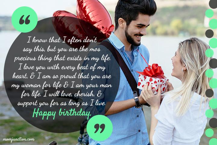 birthday messages for love