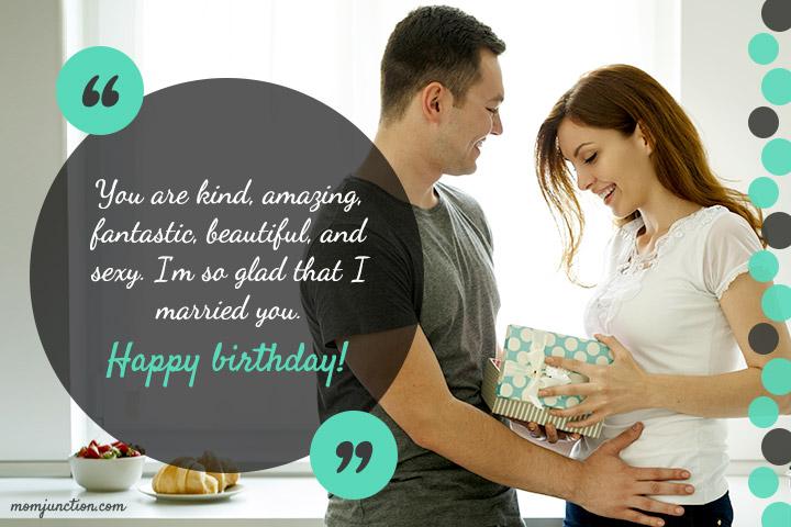 first birthday husband after marriage