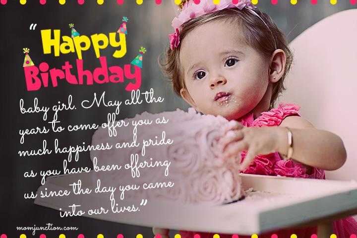 1st bday quotes for daughter