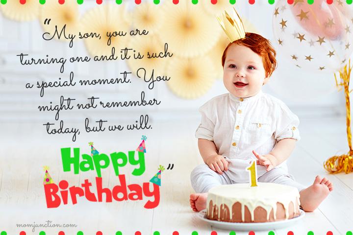 birthday wishes for baby boy 1st birthday from parents in marathi