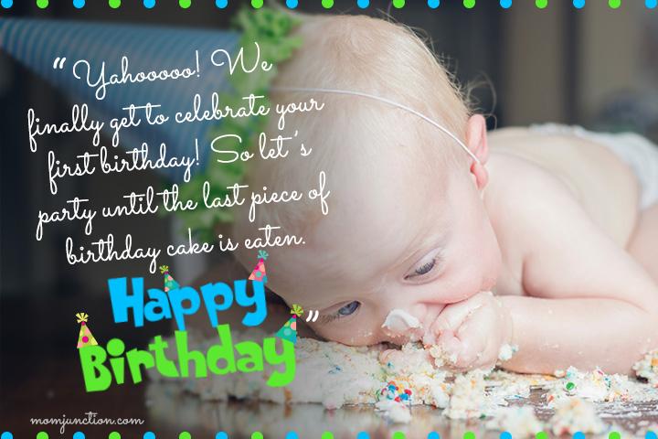 Funny First Birthday Wishes