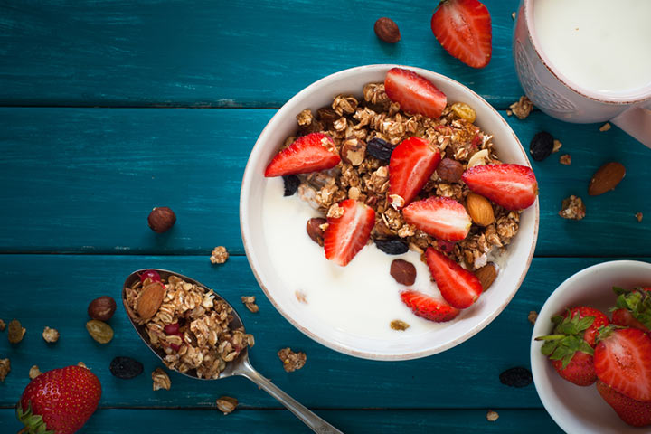 Yogurt With Nuts, Berries, And Granola