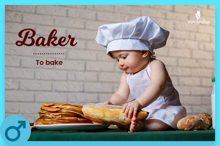 Baker, an Amish name for baby boys