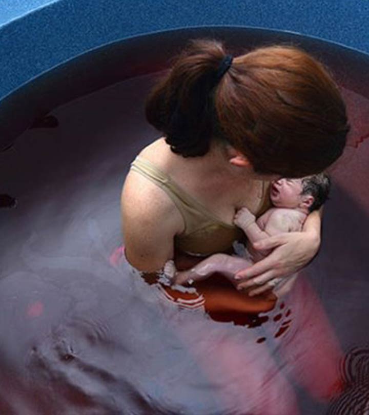 Photos: Mom Pulls Out Baby At Amazing Home Water Birth