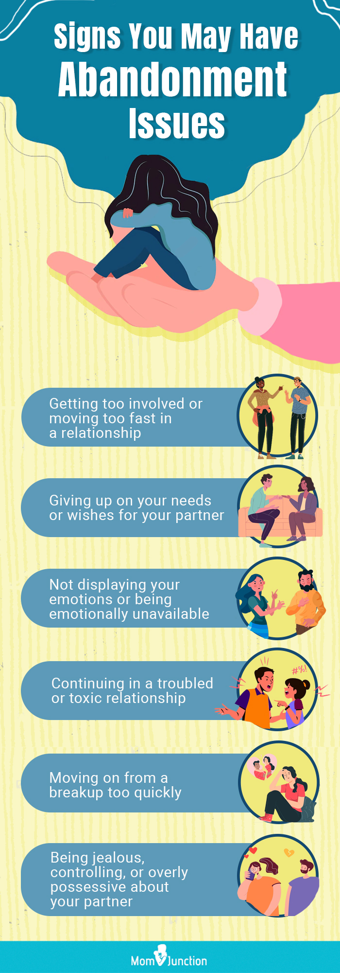 signs you may have abandonment issues (infographic)