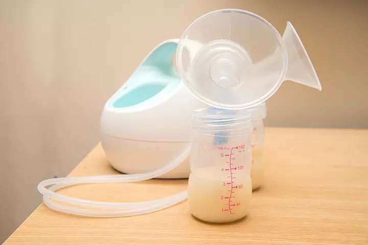 Battery-powered manual breast pumps