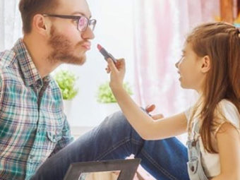 11 Dads Whose Daughters Decided To Make Them Look A Little Prettier