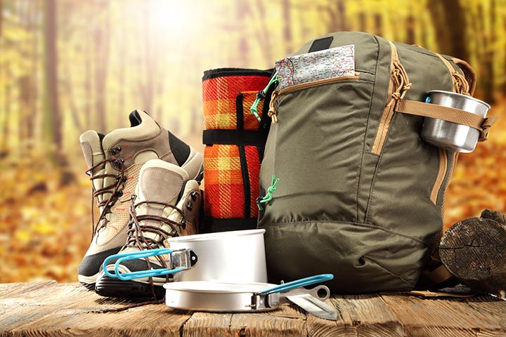 Camping gears as birthday gifts for dad