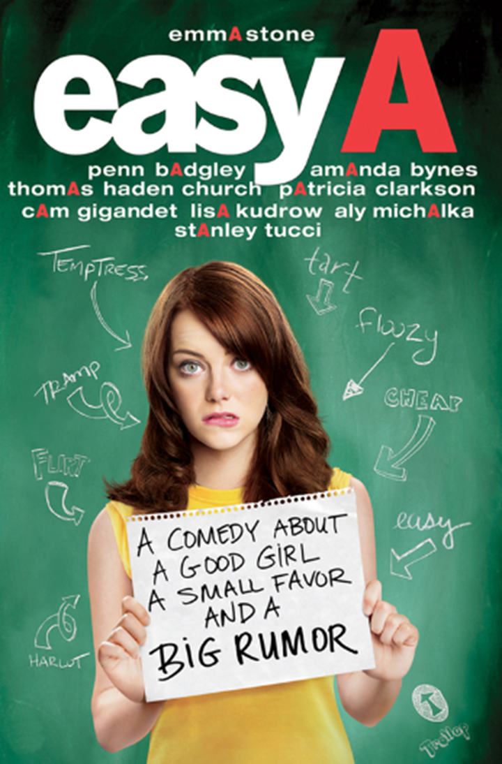 Easy A, best movies for teens