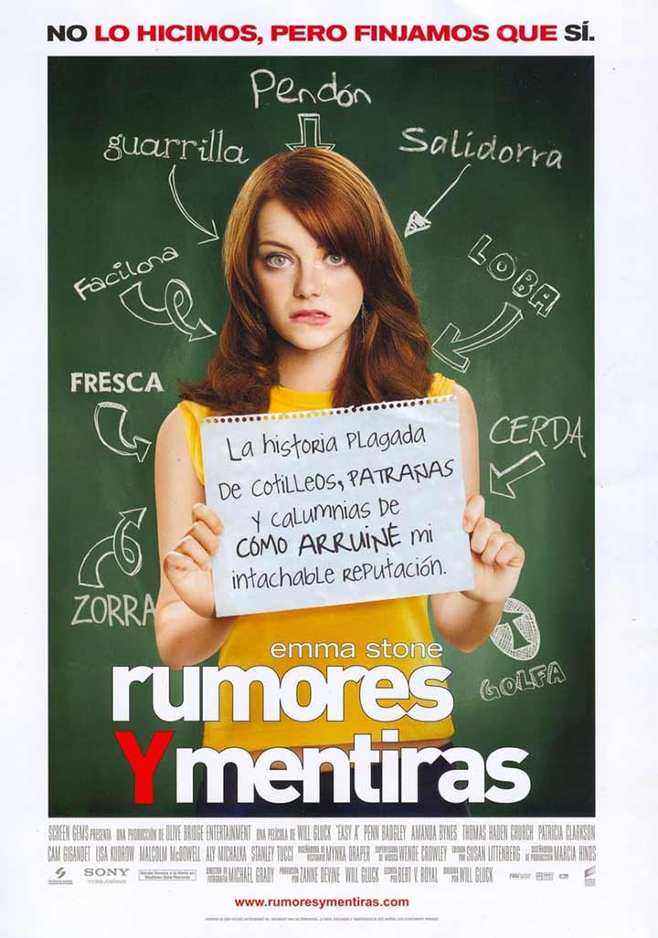 Easy A, best movies for teens.