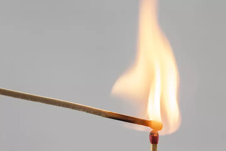 Levitating matchstick magic trick for kids