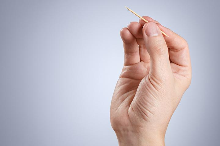 Toothpick vanishing magic tricks for kids