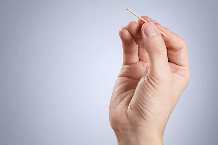 Toothpick vanishing magic tricks for kids