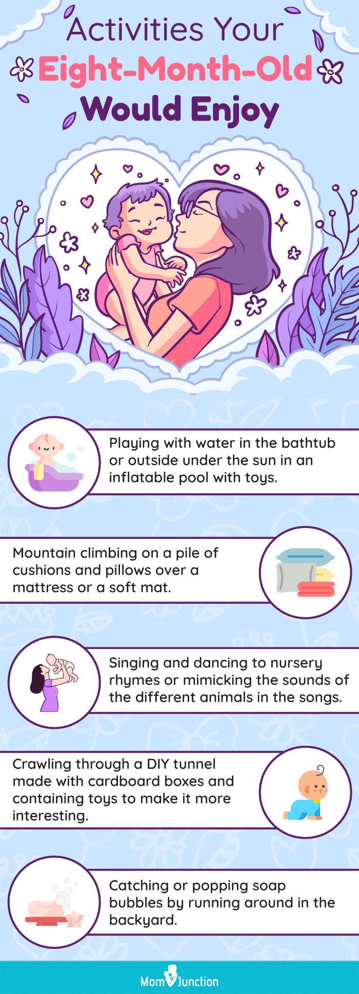 activities your eight month old would enjoy (infographic)