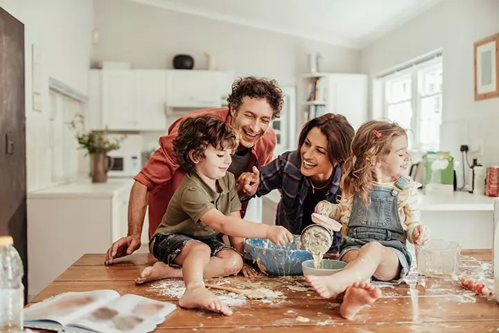 Flour game for family get together