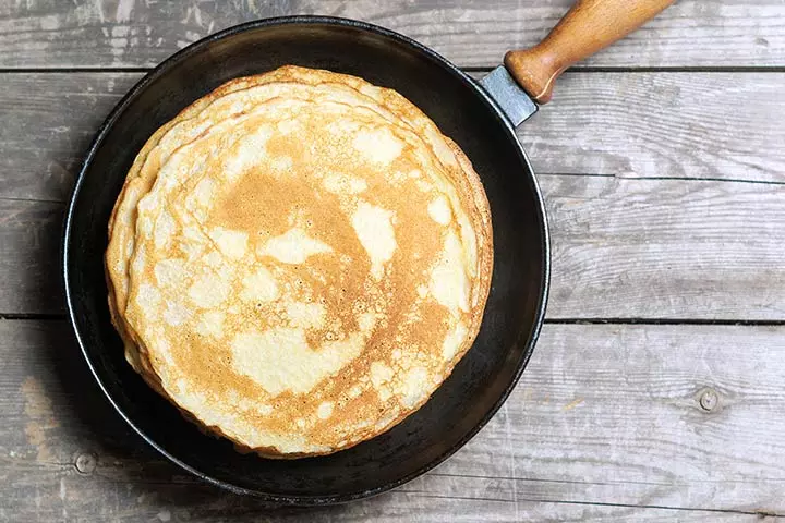 Pancakes breakfast recipe for toddlers