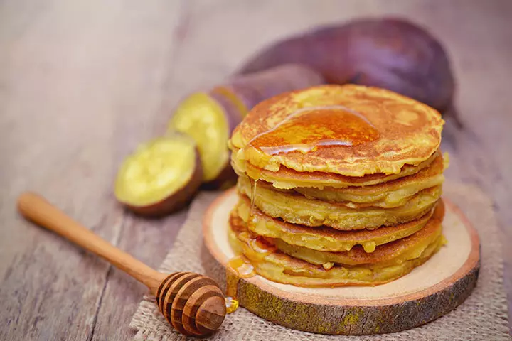 Sweet potato pancakes