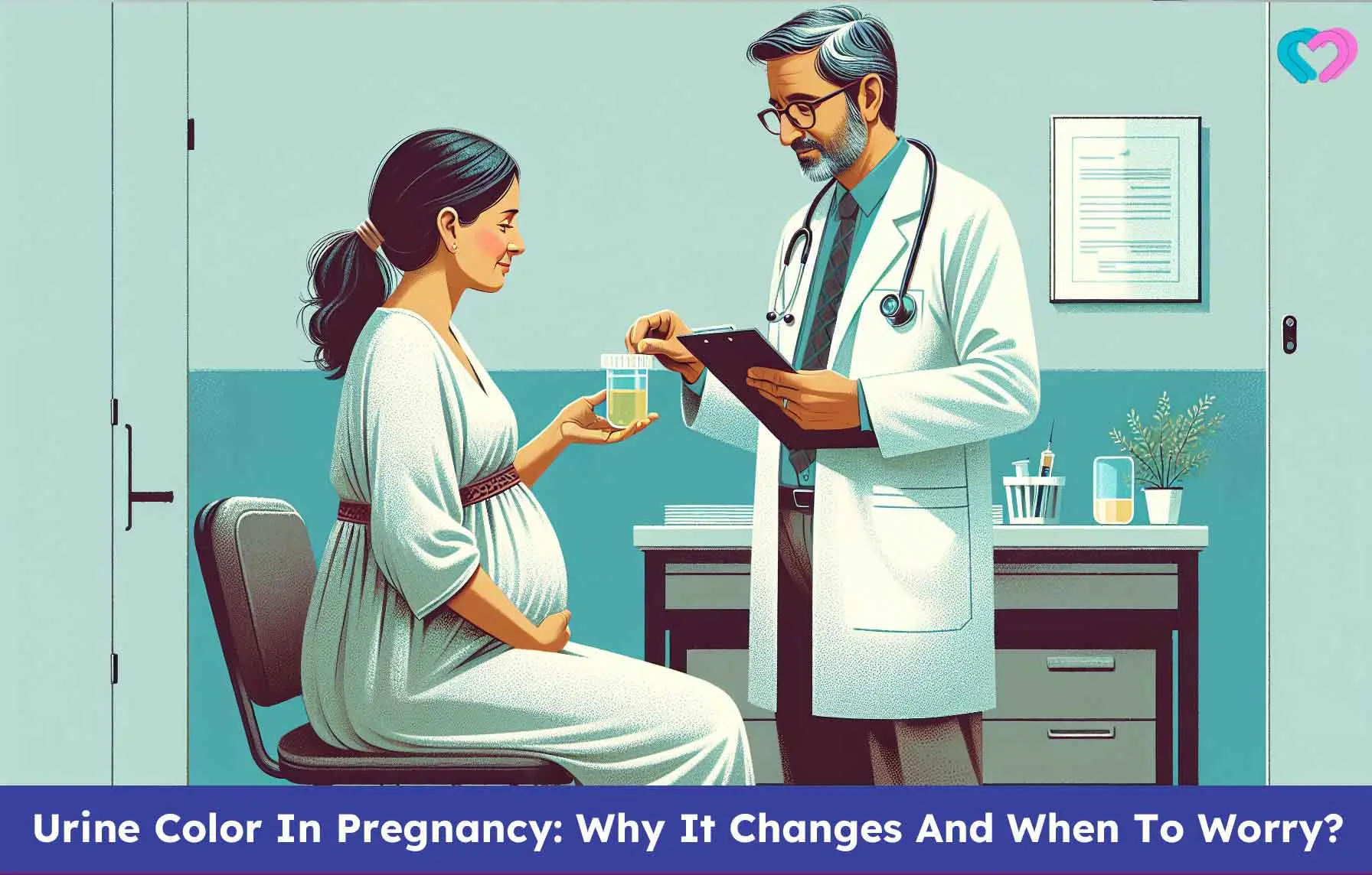 Why Does Urine Color Change During Pregnancy, When To Worry?_illustration