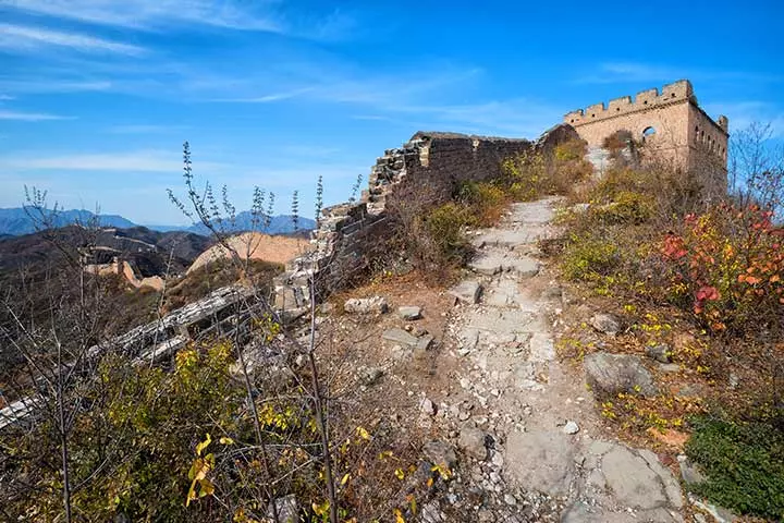 Facts about the second Sino-Japanese war near the Great Wall of China for kids