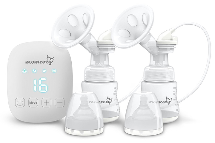 FREE S Electric Double Breast Pump Automatic Breast Pump for Travel by Momcozy 