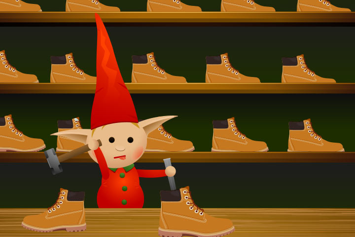 The Elves and the Shoemaker fairy tale for kids