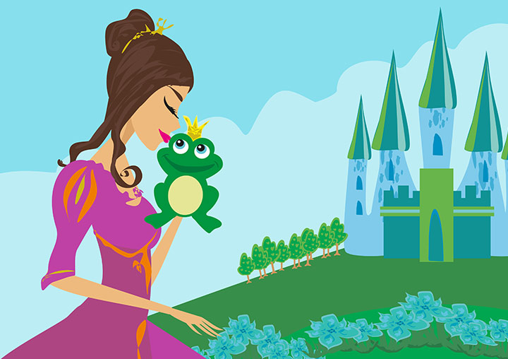 The Frog Prince fairy tale for kids