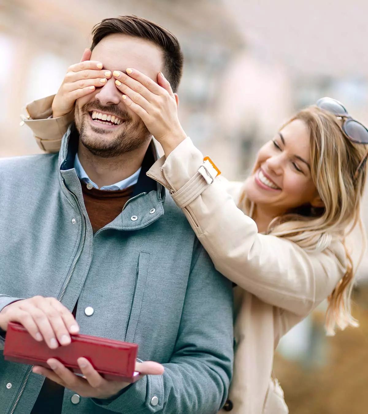 Husband Receiving Romantic Anniversary Wishes