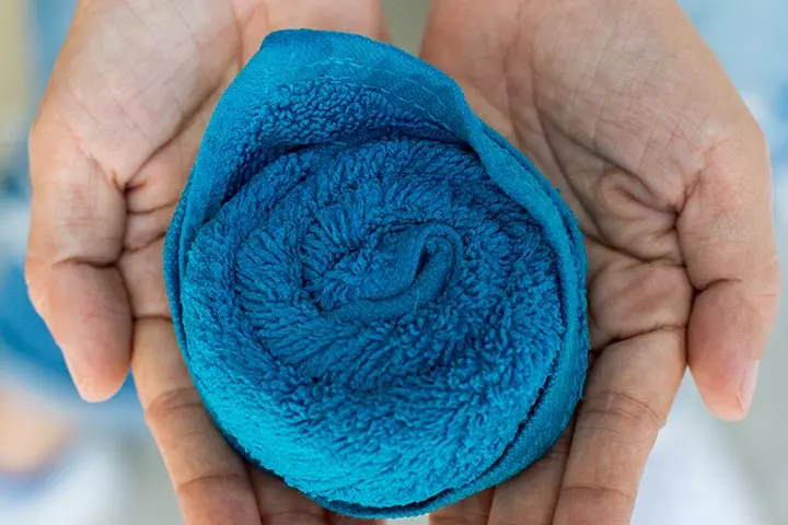 A Damp Cloth With Little Soap