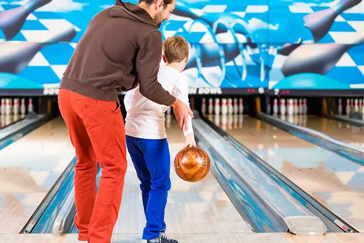 Bowling fun ball game for kids