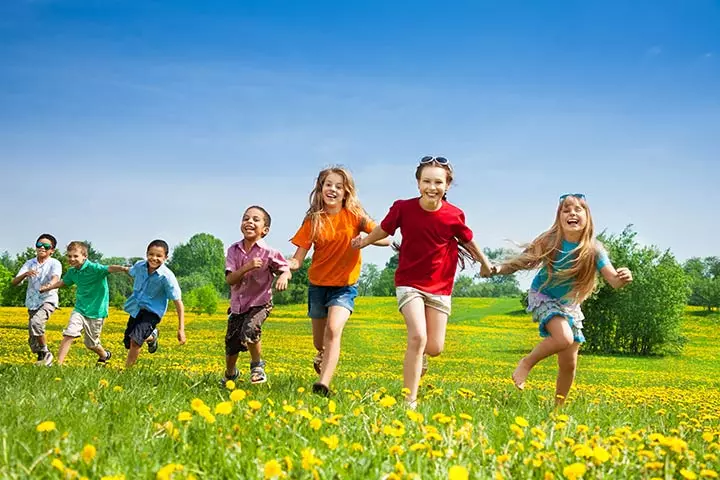 Chain building fun running game for kids