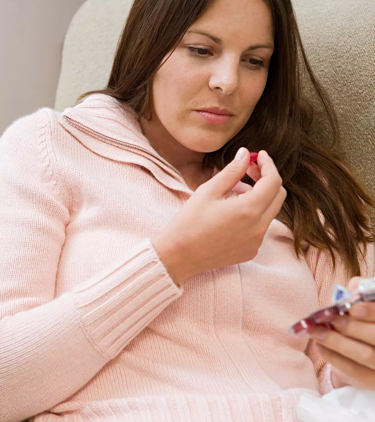 Women Taking Cough Drops During Pregnancy