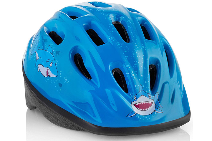 Size M 54-58cm Green VORCOOL Childrens Bicycle Helmet 3D Cartoon Dinosaur Bike Helmets Protective Gear for Skating Cycling Riding 