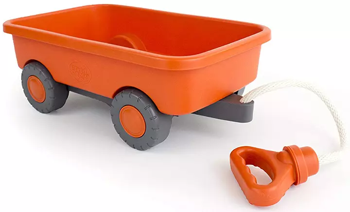 Green Toys Wagon Outdoor Toy Orange