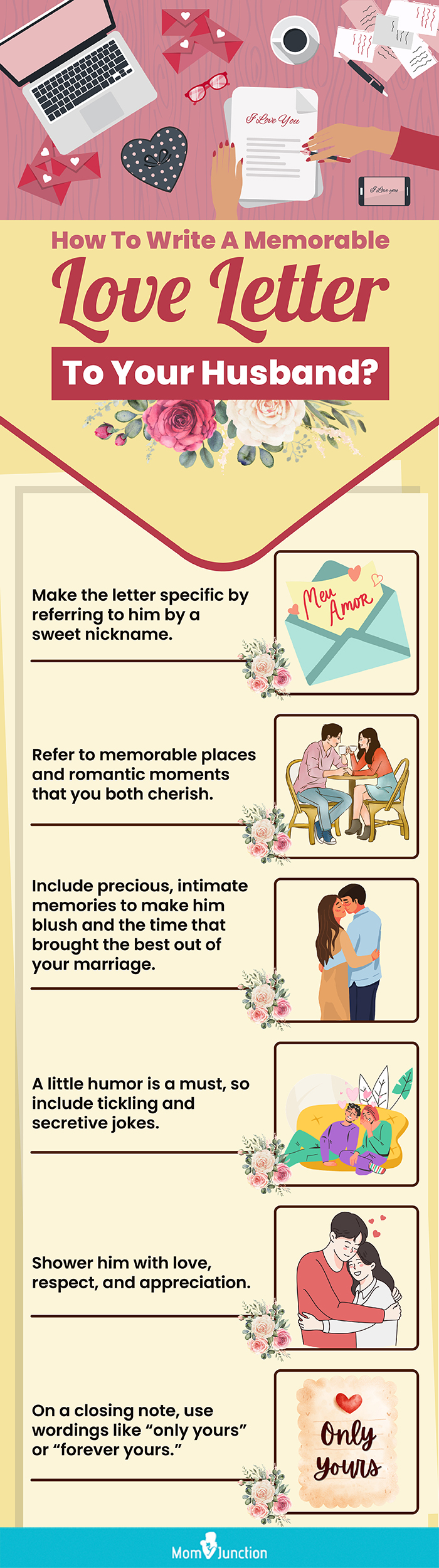 love letter to your husband (infographic)