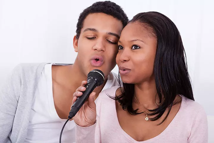 Karaoke with your partner