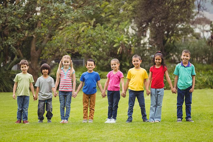 Red rover fun running game for kids