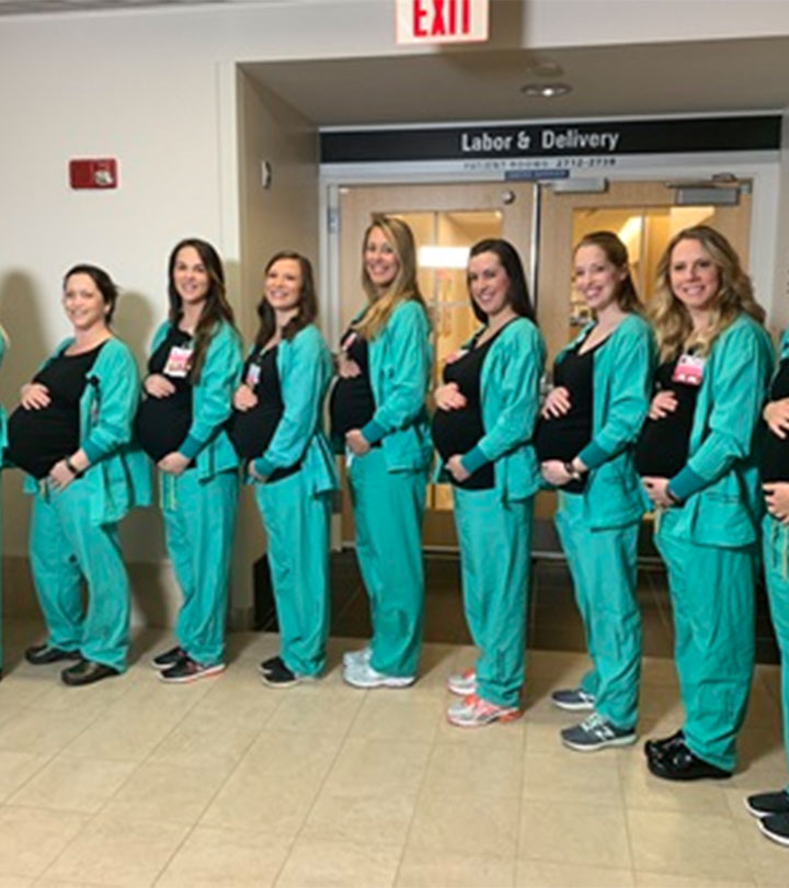 9 Delivery Unit Nurses Are Pregnant At The Same Time At This Hospital
