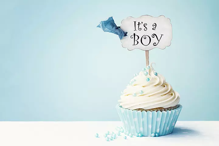 Blue color theme for pregnancy announcement ideas