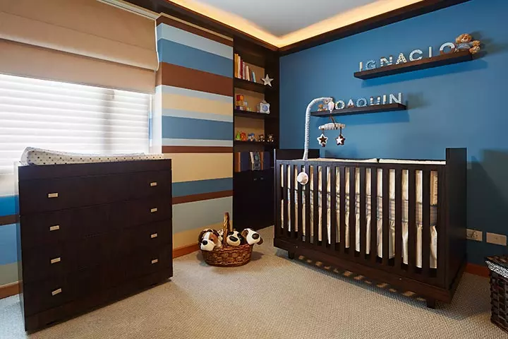 Brown baby boy nursery room ideas