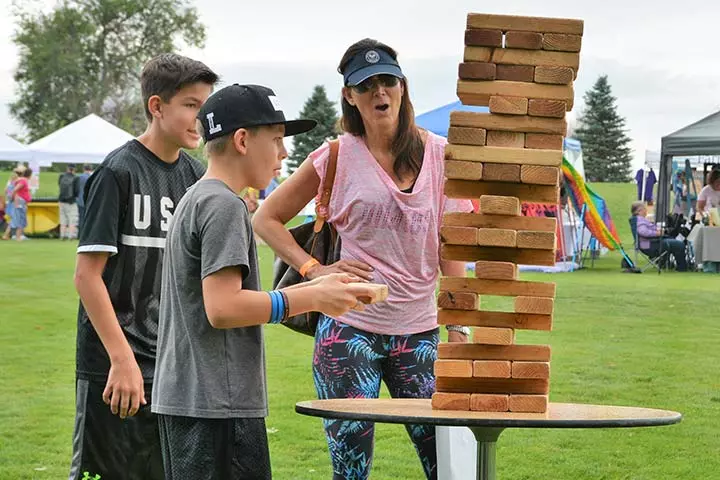 Jenga picnic games for kids