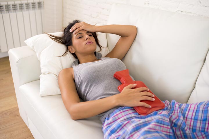 Ovulation bleeding accompanies menstrual-like pain