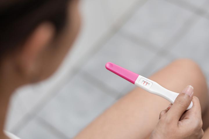 Take a pregnancy test around 20 days after ovulation bleeding.