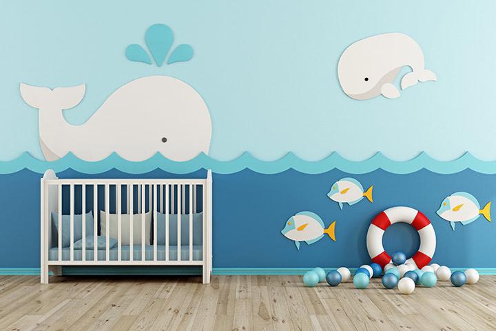 Baby room sea sales theme