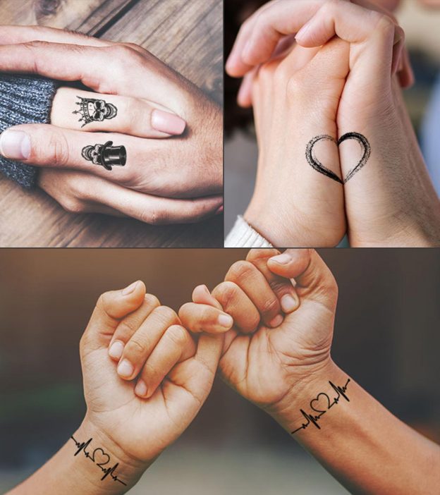 100 Matching Tattoo Ideas For Men, Couples, Brothers & Sisters - DMARGE