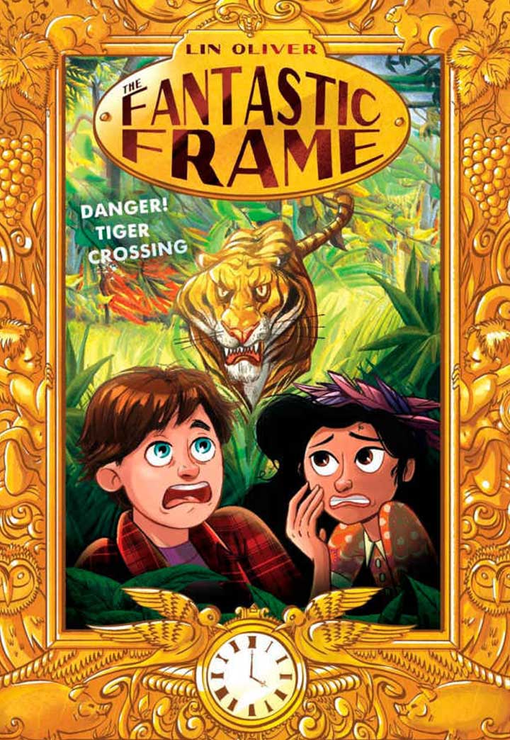Danger! Tiger Crossing Fantastic Frame series