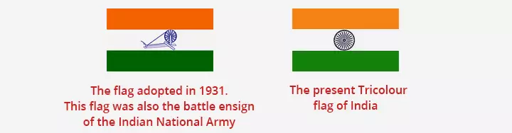 Flag adopted in 1931 c, Indian national flag facts for kids