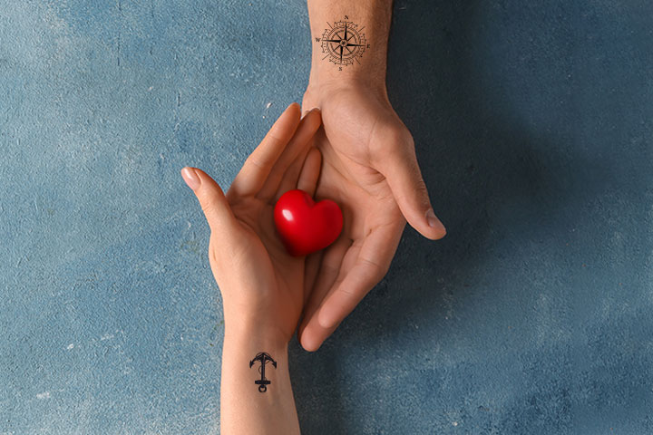 Meaningful couple tattoos