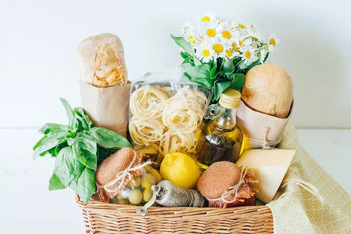 Pasta gift basket