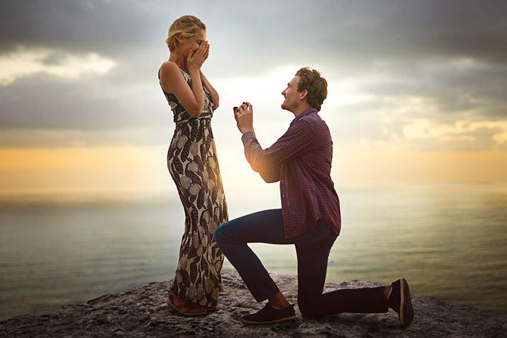 Plan a grand proposal, romantic gestures to express love
